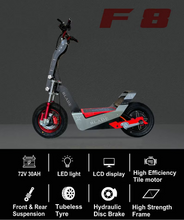 Load image into Gallery viewer, F8 blade mountain off road Electric scooter  72V 30Ah 4000W
