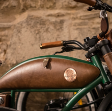 Load image into Gallery viewer, Rayvolt Cruzer M E Bike Vintage Into Modern Luxury Leather Touch
