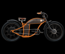 Load image into Gallery viewer, Rayvolt Cruzer M E Bike Vintage Into Modern Luxury Leather Touch
