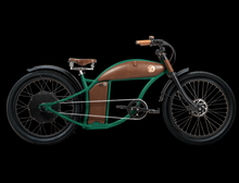 Load image into Gallery viewer, Rayvolt Cruzer M E Bike Vintage Into Modern Luxury Leather Touch
