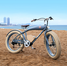 Load image into Gallery viewer, Rayvolt Beachin VINTAGE Electric Bicycle | Luxury city cruze | smart locker
