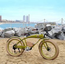 Load image into Gallery viewer, Rayvolt Beachin VINTAGE Electric Bicycle | Luxury city cruze | smart locker
