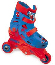 Load image into Gallery viewer, Mondo Spiderman Adjustable Tri Inline Skates for Kids, 3 Years+
