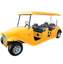 Load image into Gallery viewer, Classic Luxury Palace Car electric Golf cart yellow
