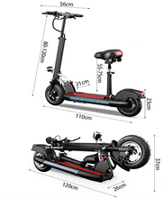 Load image into Gallery viewer, E20 Electric Scoooter 48V 10Ah 500w Anti theft
