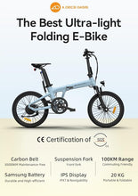 Load image into Gallery viewer, ADO A20S Lite Folding Electric Bike
