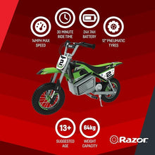 Load image into Gallery viewer, Razor Motorbike Dirt Rocket Sx350 AGE 13+
