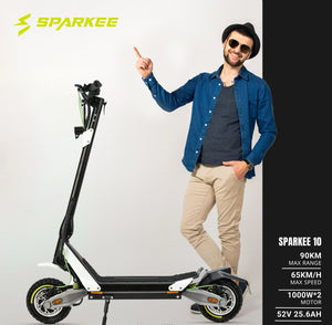 Sparkee GT 10 Electric scooter 60V 25Ah 1400W dual Power