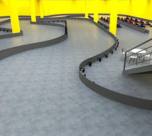 Commercial Indoor Rubber Go Karts Race Drift Go-kart Car Rubber Racing Track for Sale