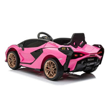 Load image into Gallery viewer, Lamborghini Kids ride on car Sian Qls6388
