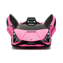 Load image into Gallery viewer, Lamborghini Kids ride on car Sian Qls6388
