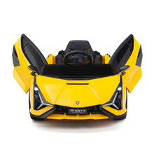 Load image into Gallery viewer, Lamborghini Kids ride on car Sian Qls6388
