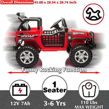 Load image into Gallery viewer, Ride on Jeep Kids Car XMX-618 Age 3-6Years
