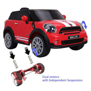 Ride On Electric Car Licensed Mini Cooper Kids