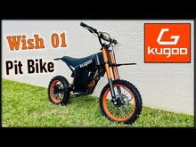 Load and play video in Gallery viewer, Kugoo Wish01 EV Dirt Bike 3000W Off Road
